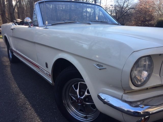 1966 whimbledon white Ford Mustang Convertible