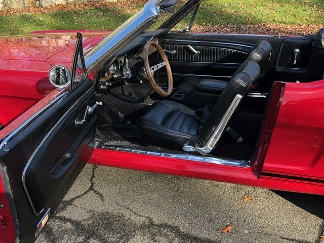1966 poppy red Ford Mustang Convertible