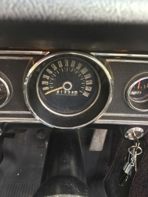 1966 Red Ford Mustang Convertible