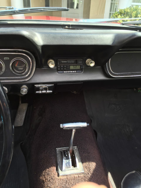 1966 Red Ford Mustang Convertible