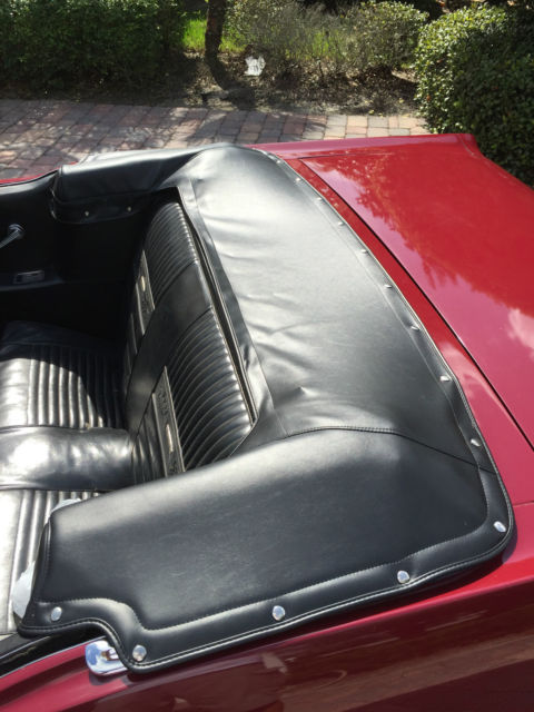 1966 Red Ford Mustang Convertible