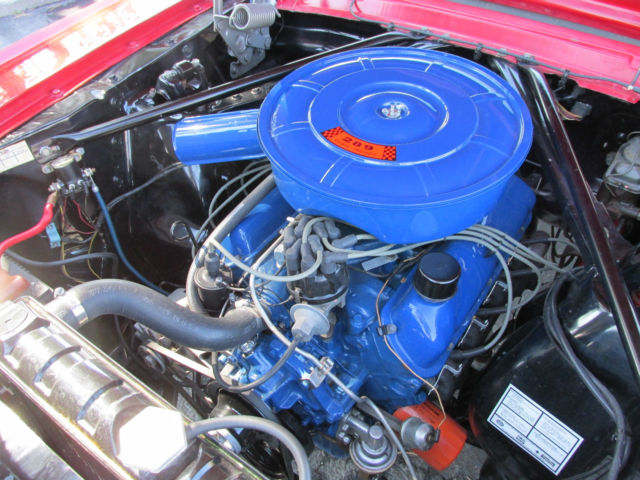 1966 Red Ford Mustang Convertible