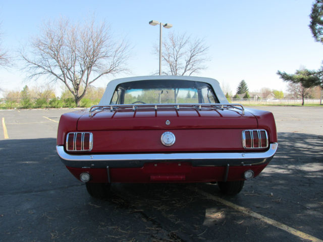 1966 Red Ford Mustang Convertible