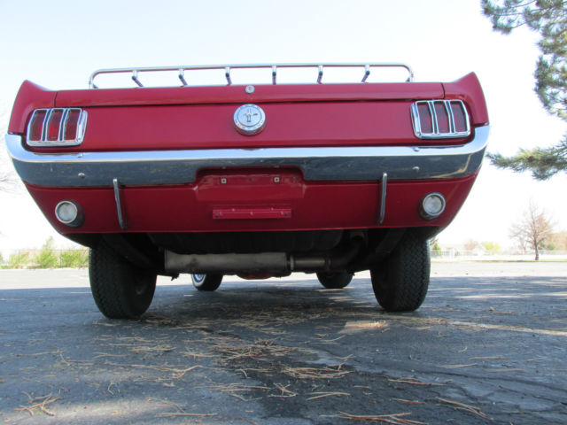 1966 Red Ford Mustang Convertible