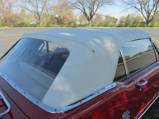 1966 Red Ford Mustang Convertible