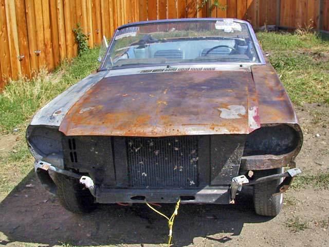 1966 Blue Ford Mustang Convertible