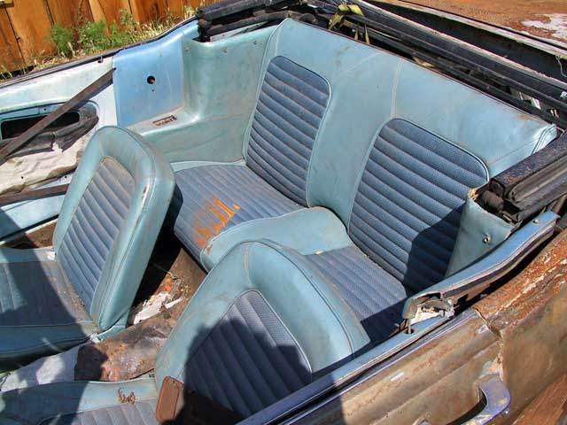 1966 Blue Ford Mustang Convertible