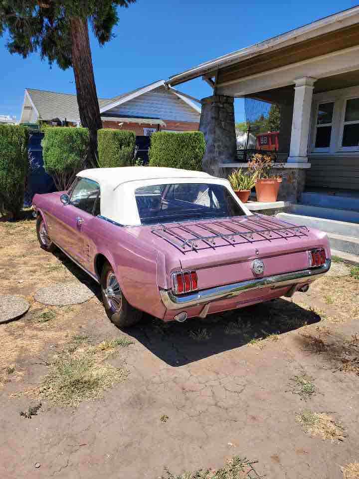 1966 Purple Ford Mustang Convertible
