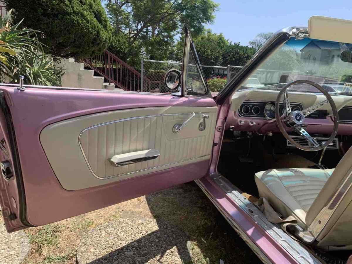 1966 Purple Ford Mustang Convertible
