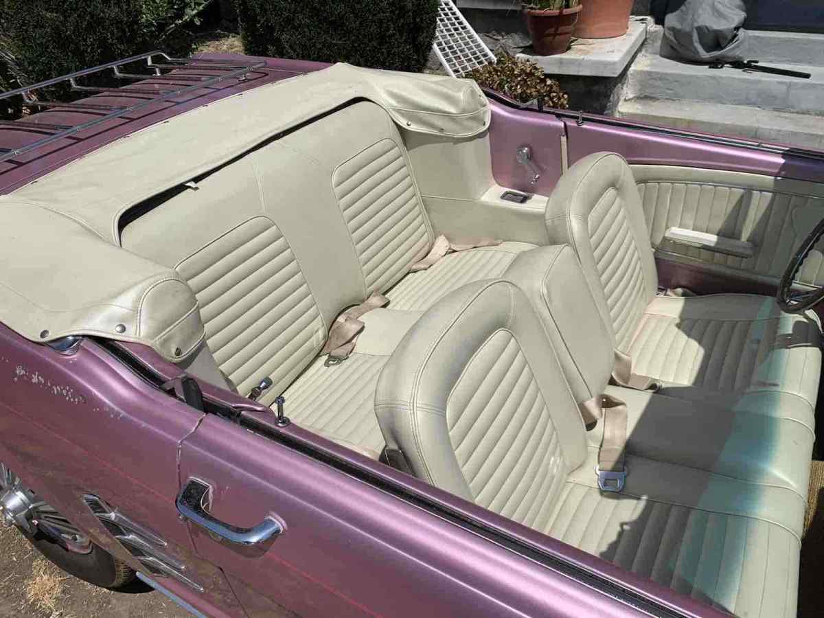 1966 Purple Ford Mustang Convertible