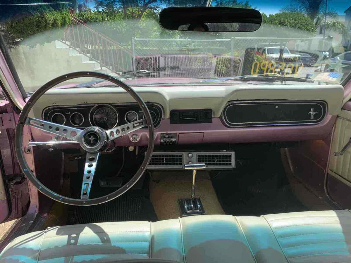 1966 Purple Ford Mustang Convertible