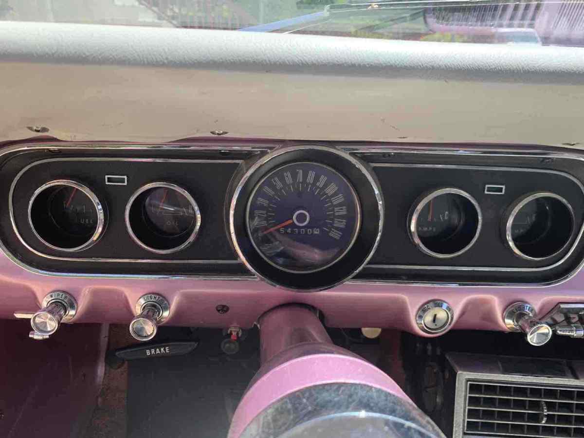 1966 Purple Ford Mustang Convertible