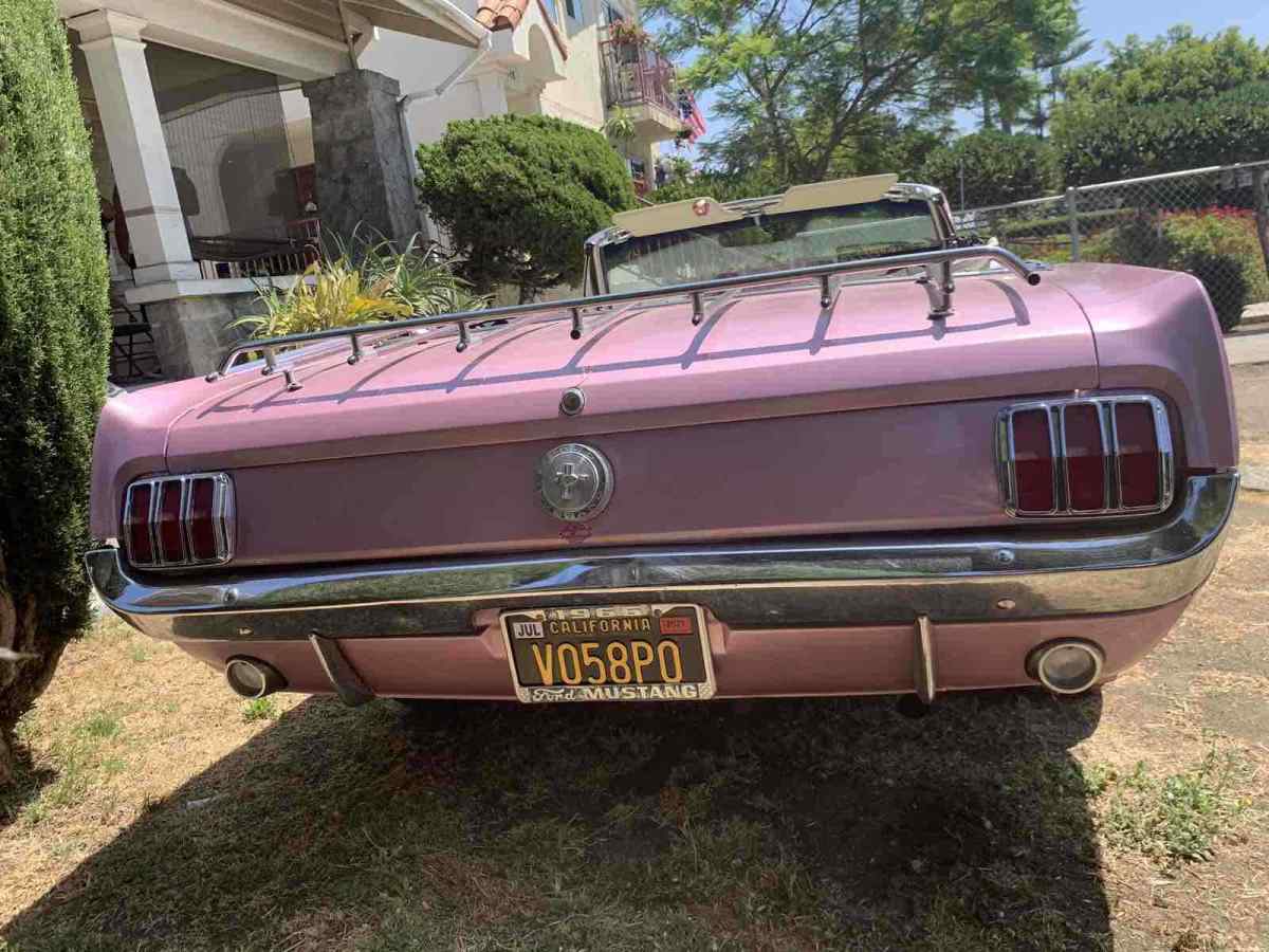1966 Purple Ford Mustang Convertible