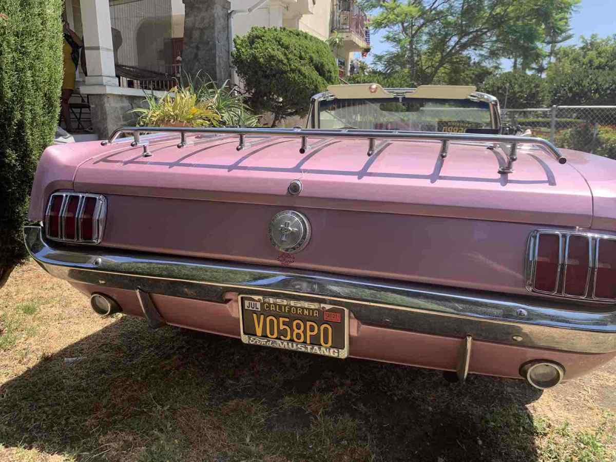 1966 Purple Ford Mustang Convertible