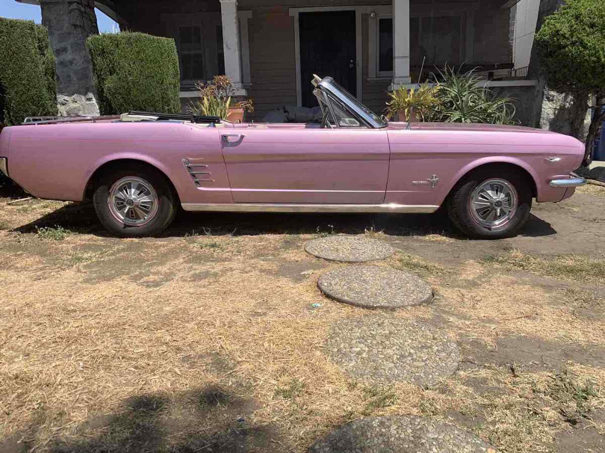 1966 Purple Ford Mustang Convertible