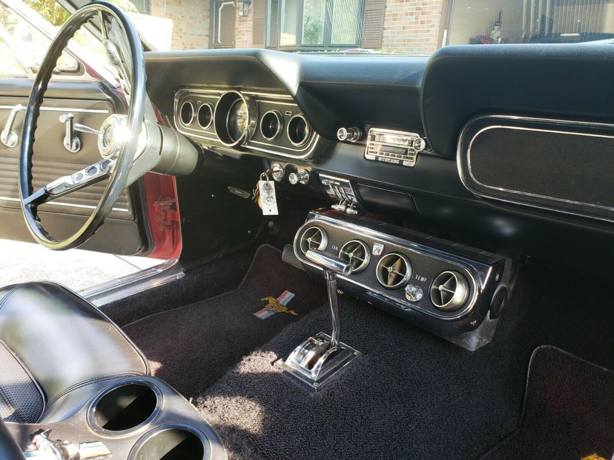 1966 Red Ford Mustang Convertible