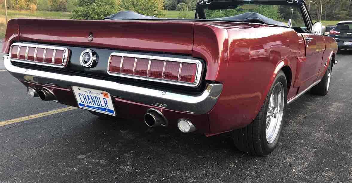 1966 Red Ford Mustang Convertible