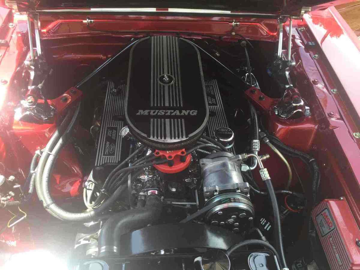 1966 Red Ford Mustang Convertible