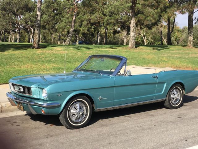 1966 Tahoe Teal Ford Mustang Convertible