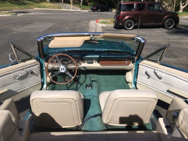 1966 Tahoe Teal Ford Mustang Convertible