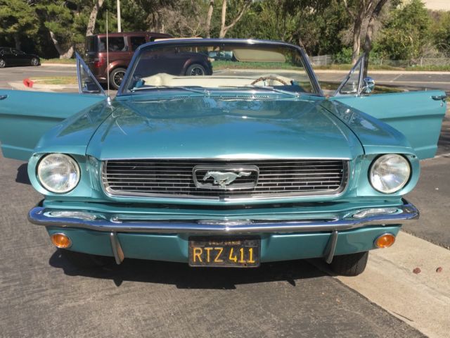 1966 Tahoe Teal Ford Mustang Convertible