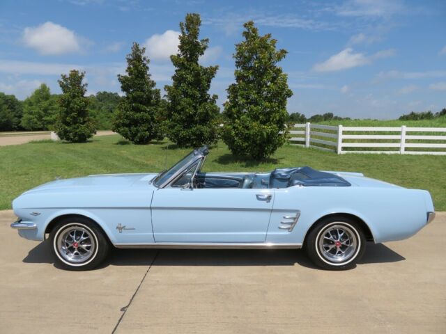 1966 Blue Ford Mustang Convertible