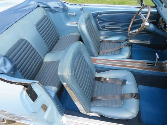 1966 Blue Ford Mustang Convertible