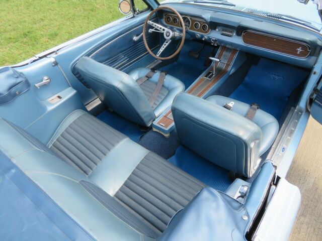 1966 Blue Ford Mustang Convertible