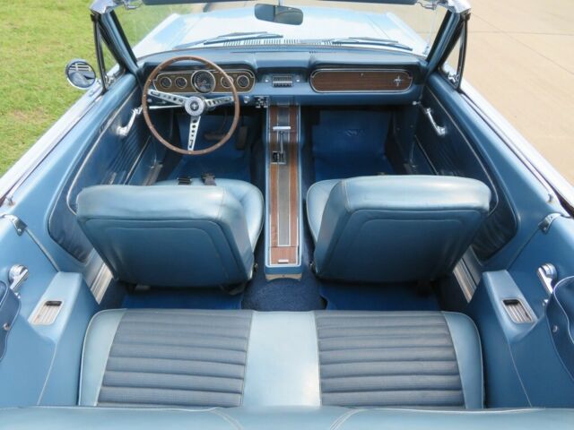 1966 Blue Ford Mustang Convertible