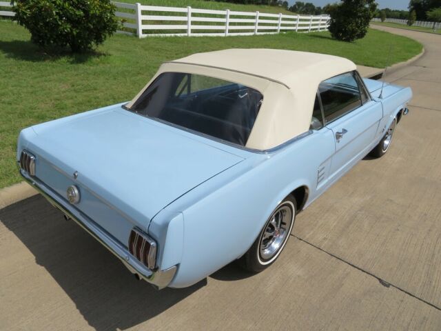1966 Blue Ford Mustang Convertible
