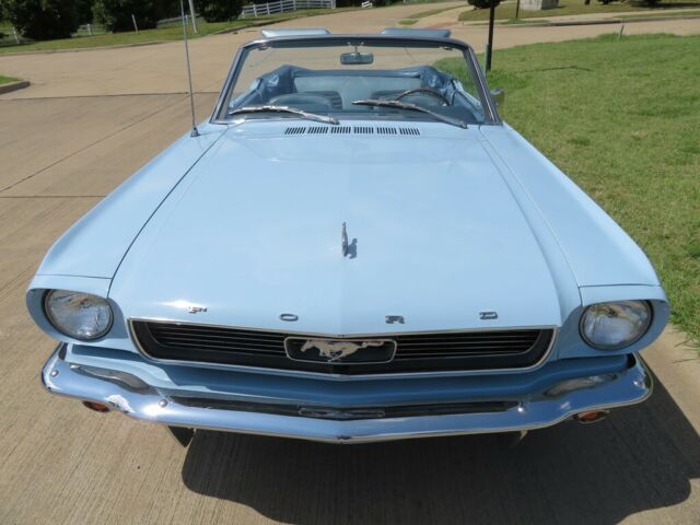 1966 Blue Ford Mustang Convertible