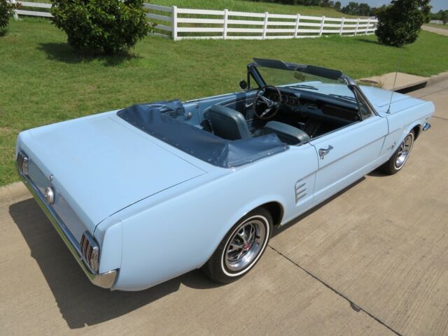 1966 Blue Ford Mustang Convertible