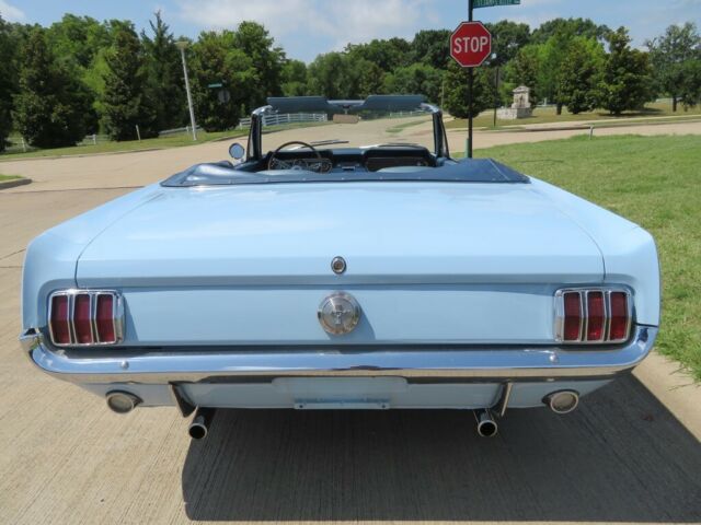 1966 Blue Ford Mustang Convertible