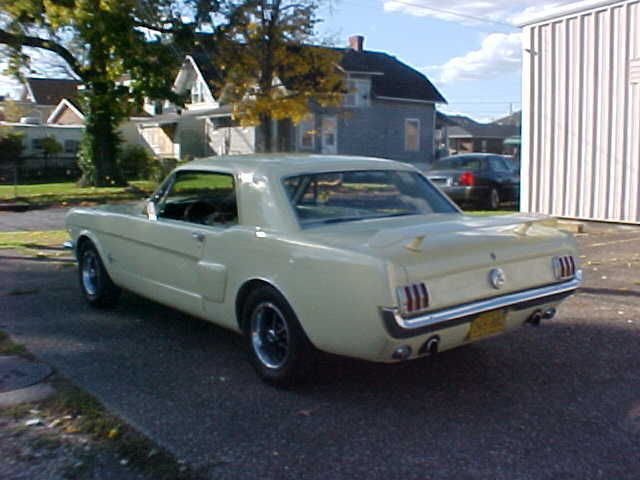 1966 Blue Ford Mustang