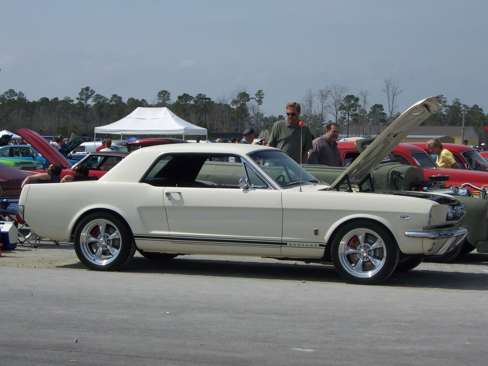 1966 White Ford Mustang Coupe