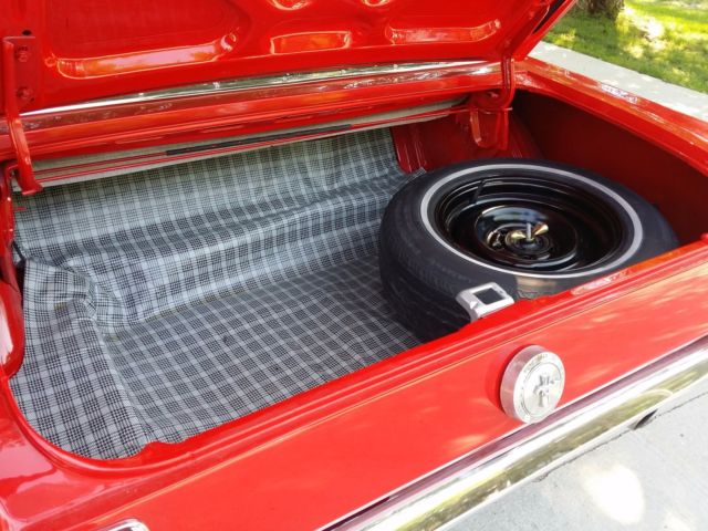 1966 Red Ford Mustang Convertible