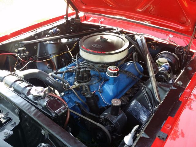 1966 Red Ford Mustang Convertible