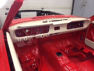 1966 Red Ford Mustang Convertible
