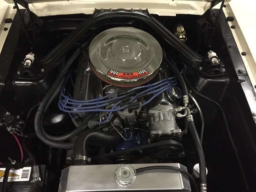 1966 White Ford Mustang Coupe