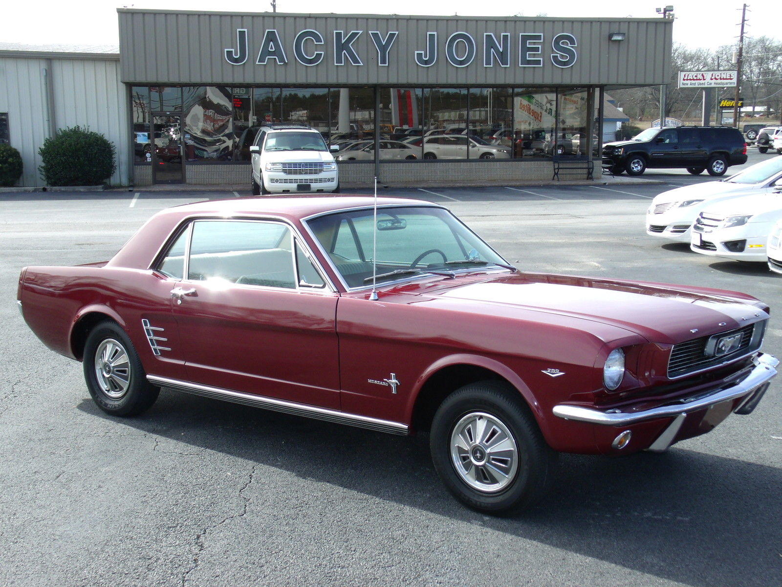 1966 Red Ford Mustang Coupe