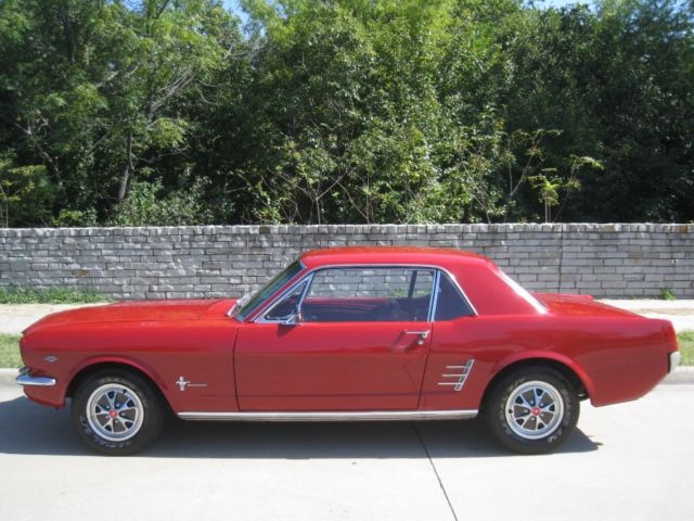 1966 Red Ford Mustang Coupe 289