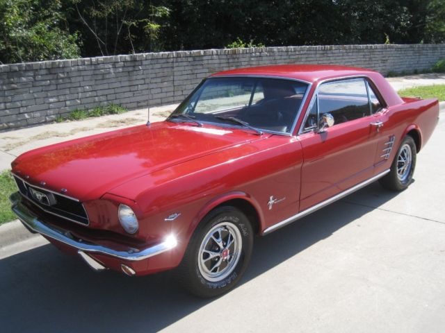1966 Red Ford Mustang Coupe 289