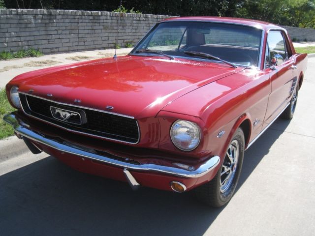 1966 Red Ford Mustang Coupe 289