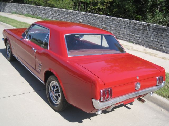 1966 Red Ford Mustang Coupe 289