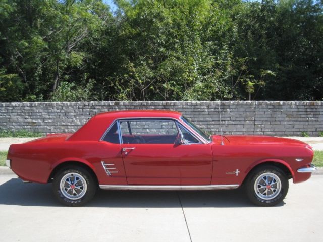 1966 Red Ford Mustang Coupe 289