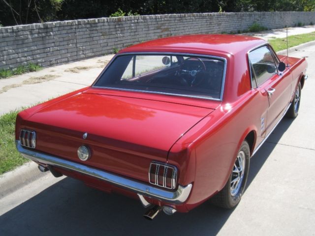 1966 Red Ford Mustang Coupe 289