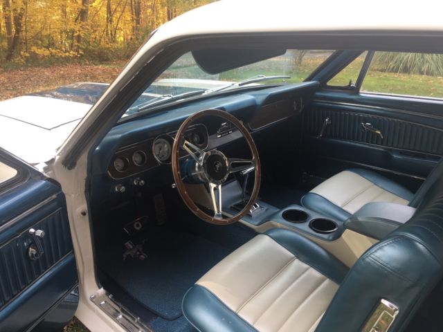 1966 White Ford Mustang Coupe