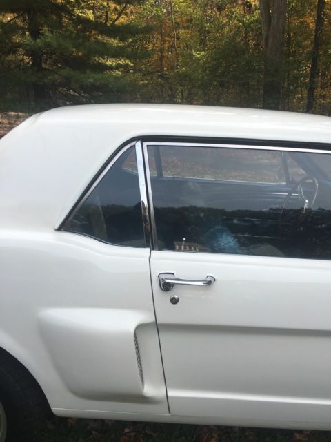 1966 White Ford Mustang Coupe