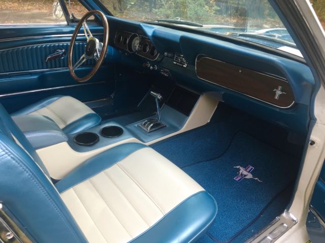 1966 White Ford Mustang Coupe