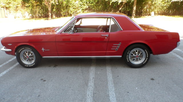 1966 Red Ford Mustang Coupe